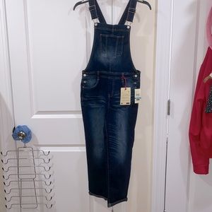 Denim overalls, never worn
